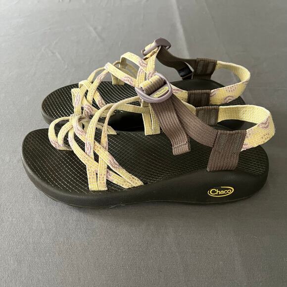 Chaco Women's ZCloud X2 Sport Sandals Braided - Size 9 - Yellow Multicolor - Picture 4 of 9